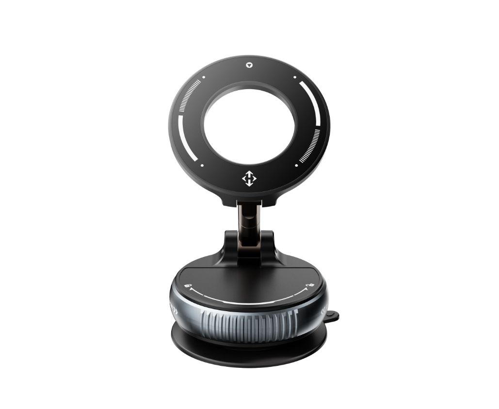 Magnetic Wireless Car Charger Mount – Fast Charging 360° Adjustable Holder